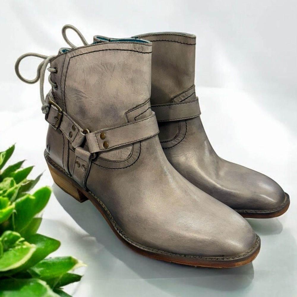 BED STU ankle boots. (9M) Elina Alkaline HD Antiqued.